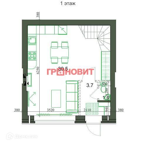 дом р-н Новосибирский п Элитный микрорайон Берёзки фото 8