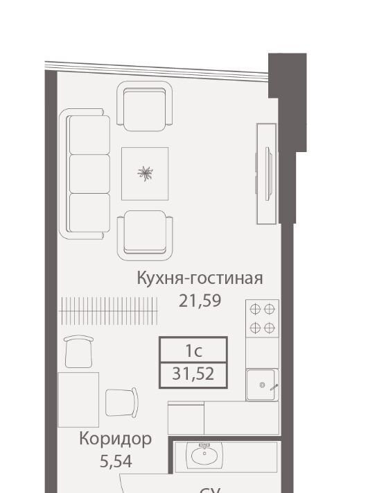 квартира г Москва метро Аэропорт ул Академика Ильюшина 21 фото 1