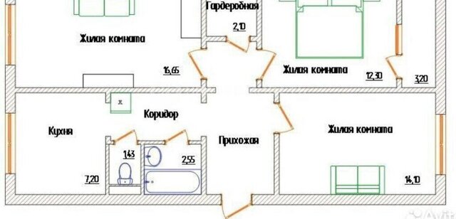 квартира р-н Железнодорожный дом 13 фото