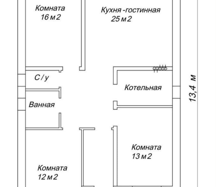 дом р-н Новоусманский село Новая Усмань фото 3