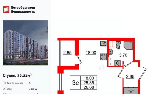 метро Проспект Просвещения ЖК «Бионика Заповедная» округ Коломяги фото