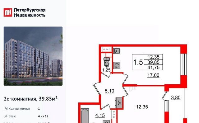 метро Проспект Просвещения ЖК «Бионика Заповедная» округ Коломяги фото