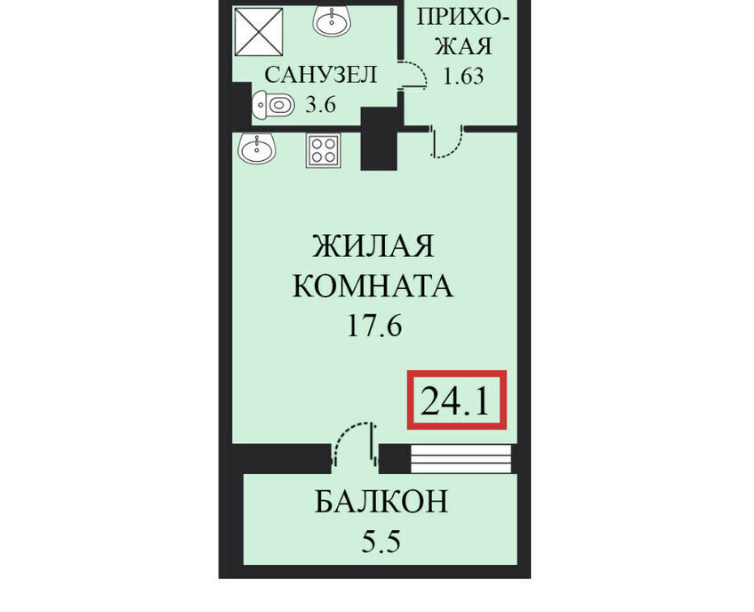 квартира г Санкт-Петербург метро Комендантский Проспект аллея Арцеуловская 19 фото 12