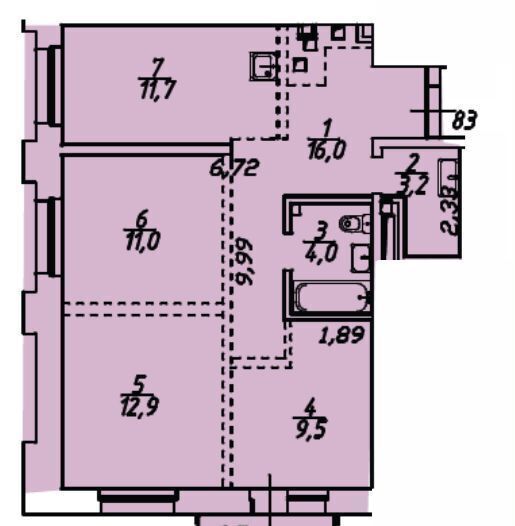 квартира р-н Иркутский рп Маркова кв-л Стрижи, д. 15 фото 1