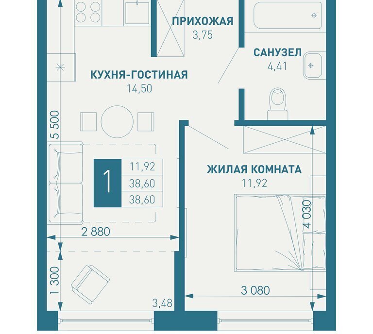 квартира г Краснодар п Березовый р-н Прикубанский Витаминкомбинат муниципальное образование Краснодар фото 1