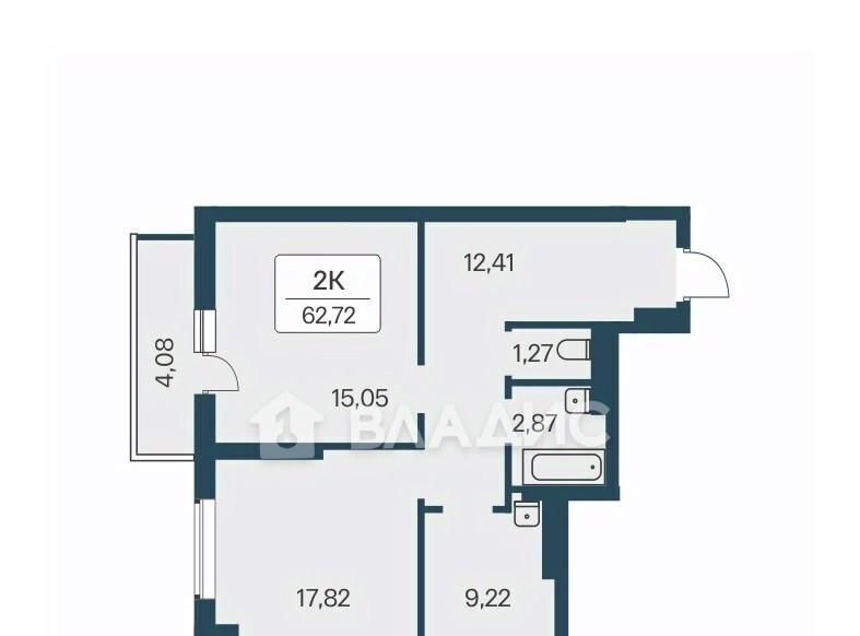 квартира г Новосибирск Затулинский ул Зорге 229/4 жилмассив фото 2