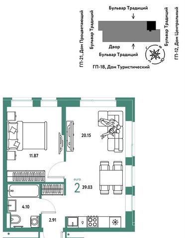 р-н Калининский ул Андрея Кореневского 3 корп. 1 фото