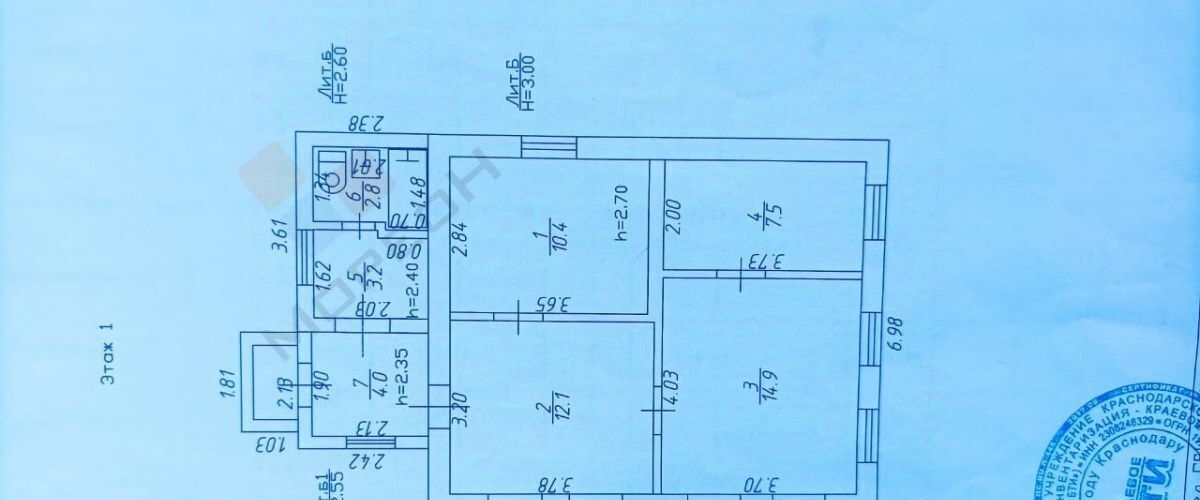 дом г Краснодар пгт Пашковский р-н Карасунский ул им. Пушкина 57 жилмассив фото 31