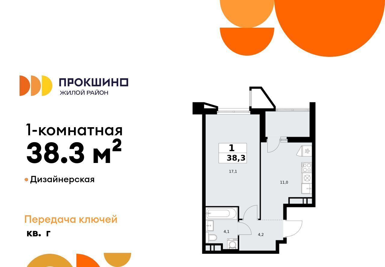 квартира г Москва п Сосенское ЖК Прокшино метро Прокшино фото 1