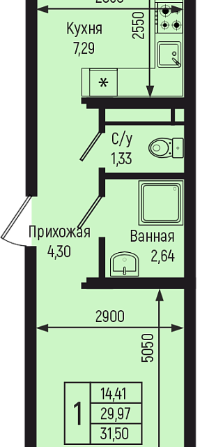 квартира р-н Туапсинский село Небуг фото 1