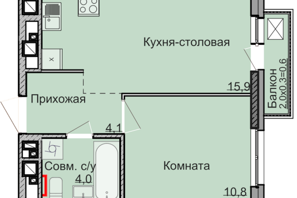 квартира г Ижевск городской округ Ижевск, Строящийся жилой дом фото 1