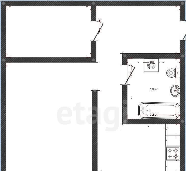 квартира г Казань ул Фатыха Амирхана 77 Казань, Северный Вокзал фото 18