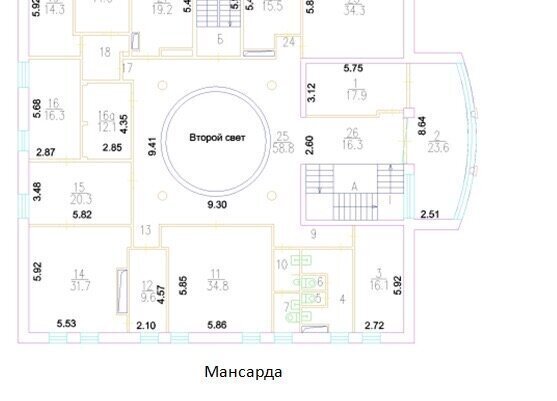 офис г Москва метро Бауманская Бауманка ул Бауманская 58/25с 1 фото 11