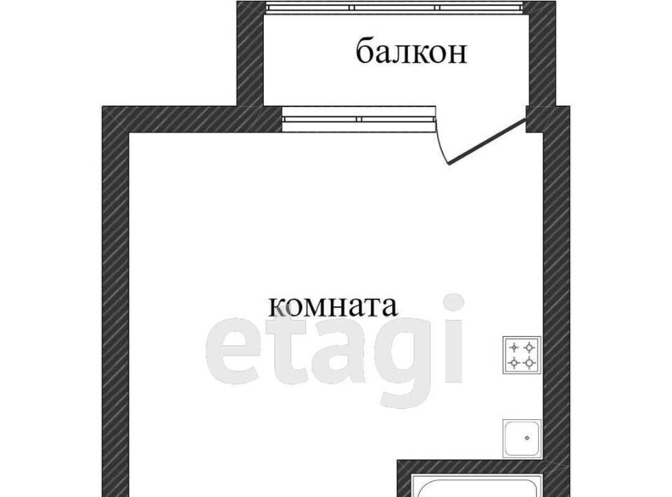 квартира г Краснодар р-н Прикубанский ул им. Героя Пешкова 14к/1 фото 8