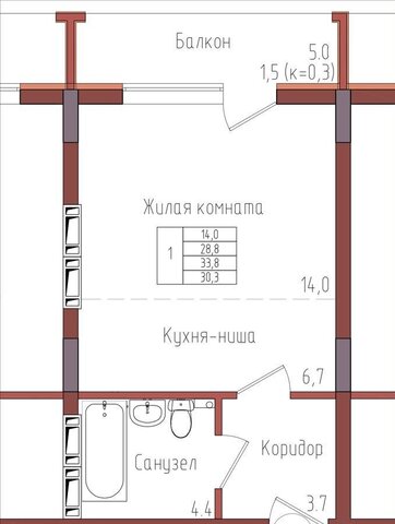 р-н Центральный ЖК «Теодор Кроне» корп. 1, д. 3А фото