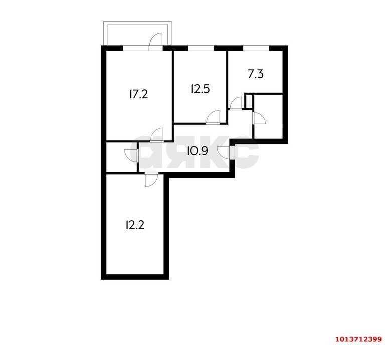 квартира г Краснодар р-н Карасунский ул Уральская 164 фото 20