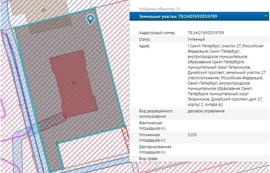 земля г Санкт-Петербург метро Купчино пр-кт Дунайский 27к/2 фото 1