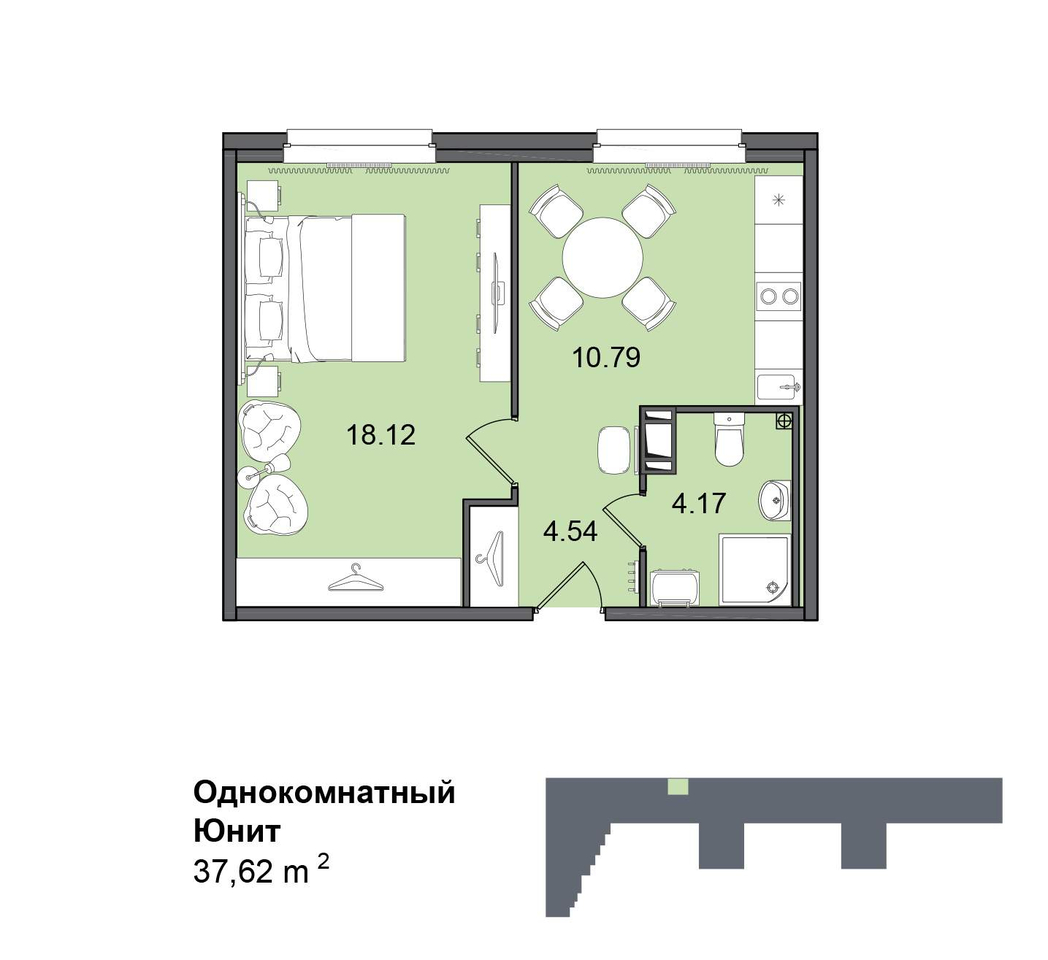 квартира г Санкт-Петербург метро Купчино р-н Московский пр-кт Витебский 1/1 д. 99к фото 1