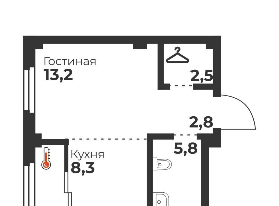 квартира г Челябинск п Бабушкина р-н Калининский ЖК «Голос Кашириных» фото 1