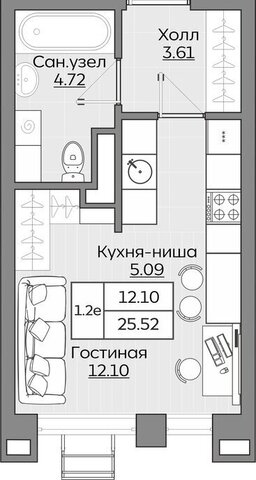 квартира р-н Приволжский Проспект Победы фото