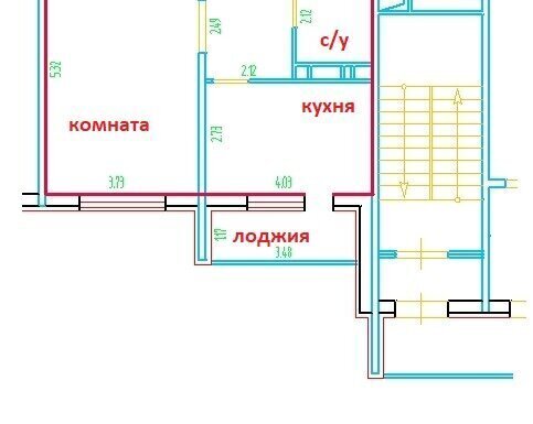 квартира г Брянск р-н Советский пр-кт Станке Димитрова 67к/2 фото 25