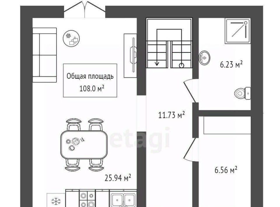 дом р-н Новосибирский Каменский сельсовет, Гармония мкр фото 10