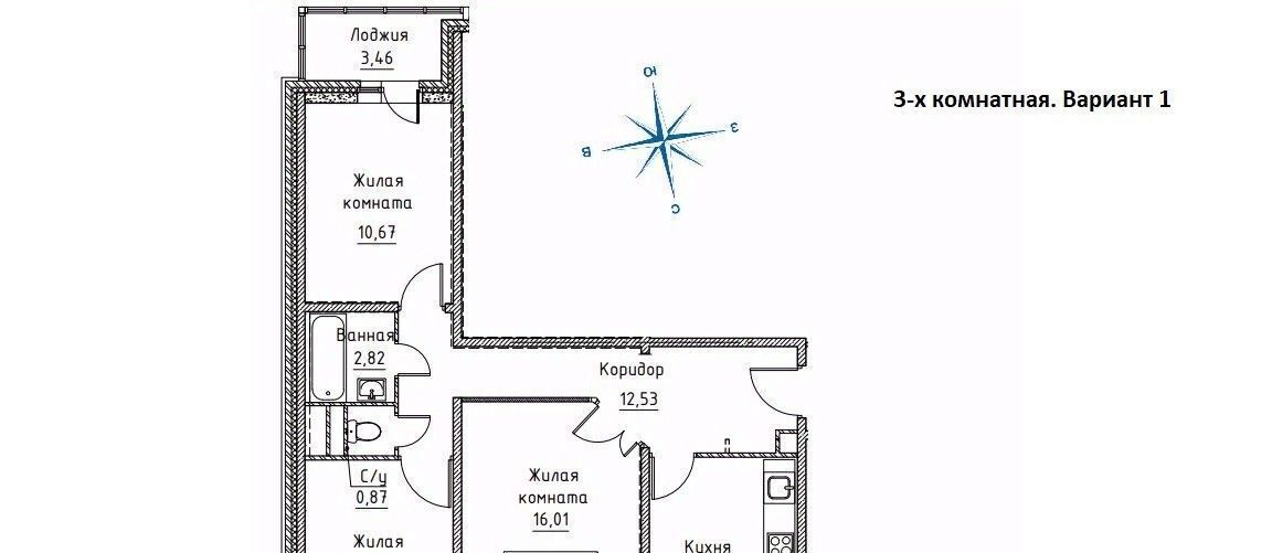 квартира г Подольск ул Шаталова 8 Подольск фото 14