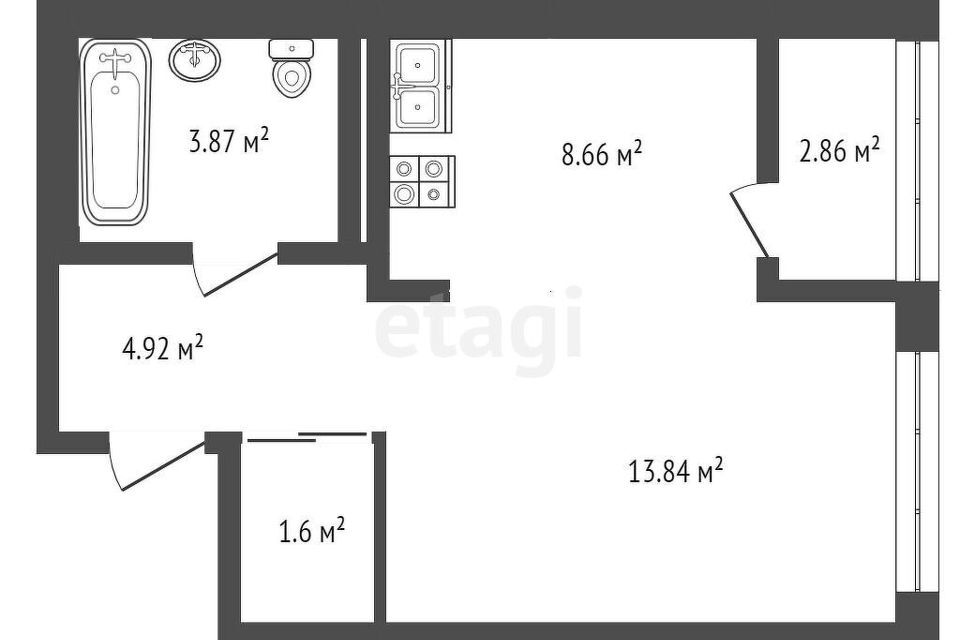 квартира р-н Тюменский д Дударева ул Сергея Джанбровского 17/1 фото 1