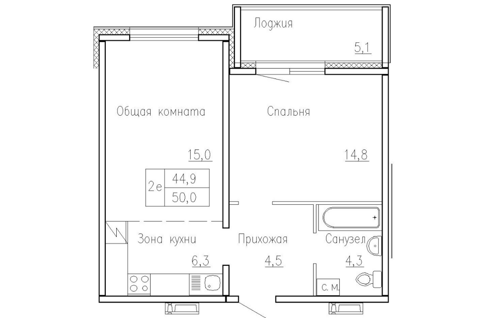 квартира р-н Новосибирский рп Краснообск мкр 3 14/1 фото 1