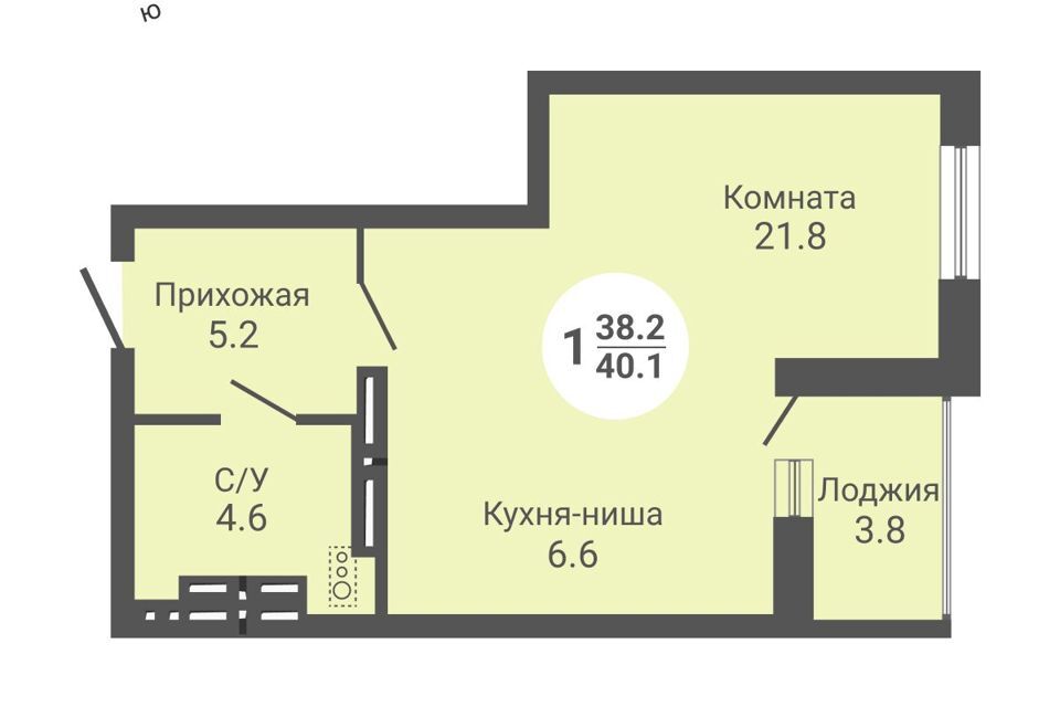 квартира г Новосибирск ул Петухова 172 городской округ Новосибирск фото 2