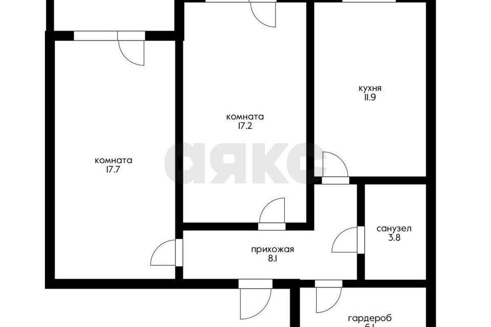 квартира г Краснодар р-н Западный ул Гаражная 87 муниципальное образование Краснодар фото 2