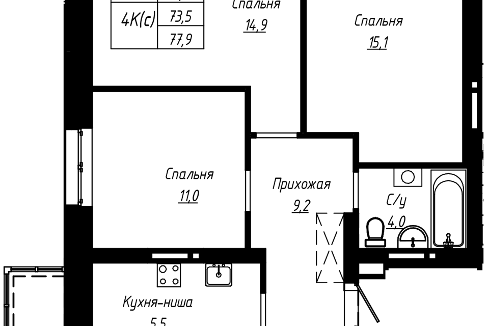 квартира г Барнаул р-н Центральный ул Чернышевского 189/1 городской округ Барнаул фото 1