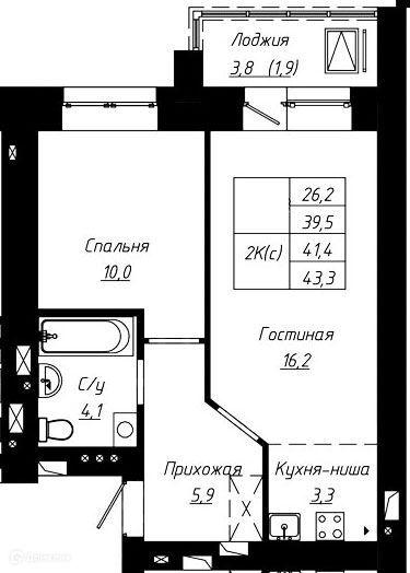 квартира г Барнаул ул Чернышевского 189/1 городской округ Барнаул фото 1