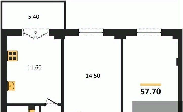 квартира г Воронеж р-н Левобережный ул Цимлянская 10в фото 1