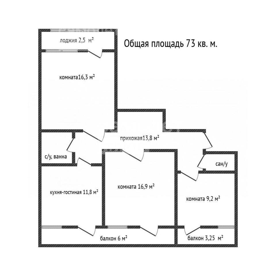 квартира г Краснодар р-н Прикубанский ул им. Вавилова Н.И. 18 фото 14