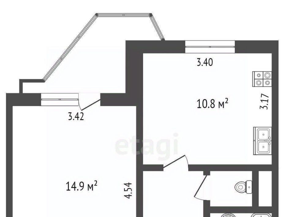 квартира г Москва метро Братиславская ул Братиславская 27к/1 фото 2