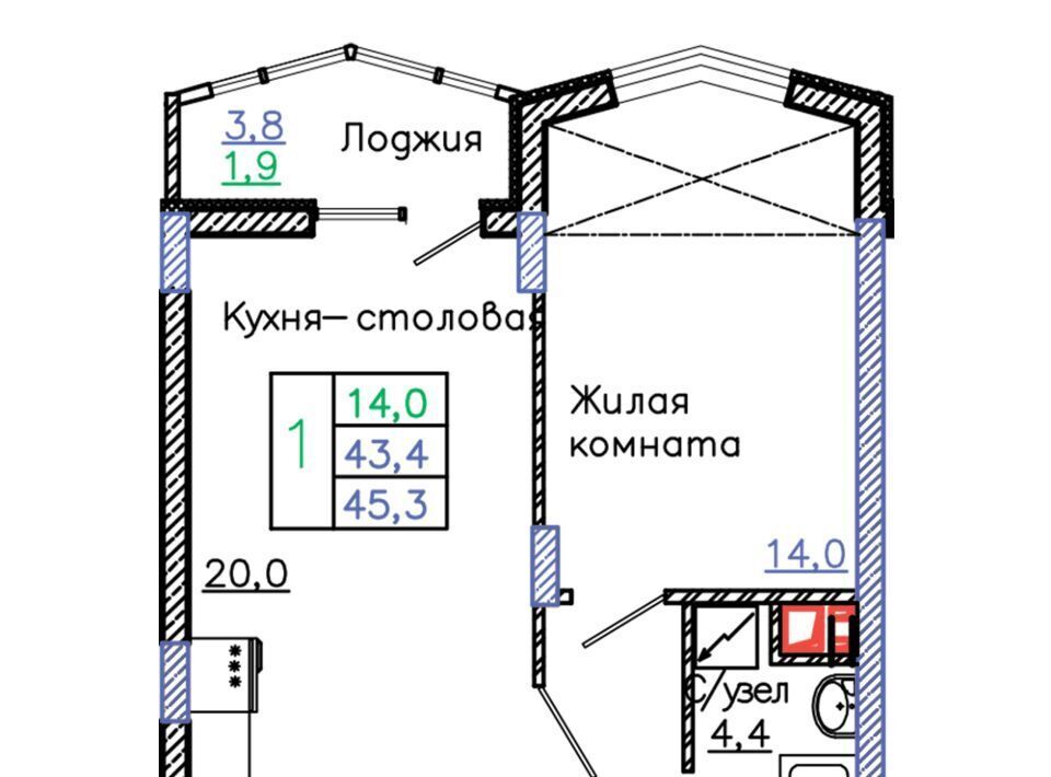 квартира г Старый Оскол р-н мкр Садовые кварталы 4 фото 1