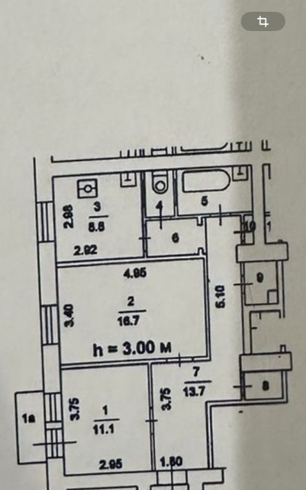 квартира г Москва метро Текстильщики ул Саратовская 18/10 фото 14