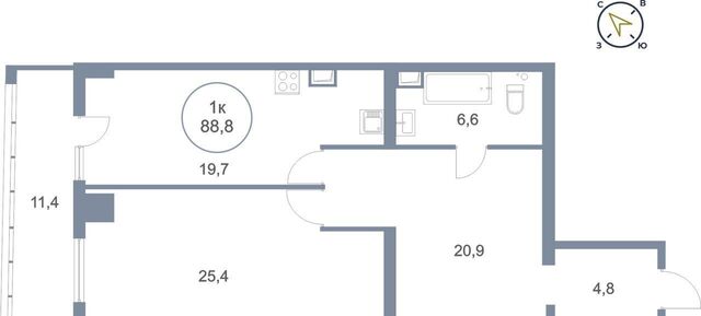 р-н Восточный тракт Югорский 43 ЖК «Жемчужина Оби» фото