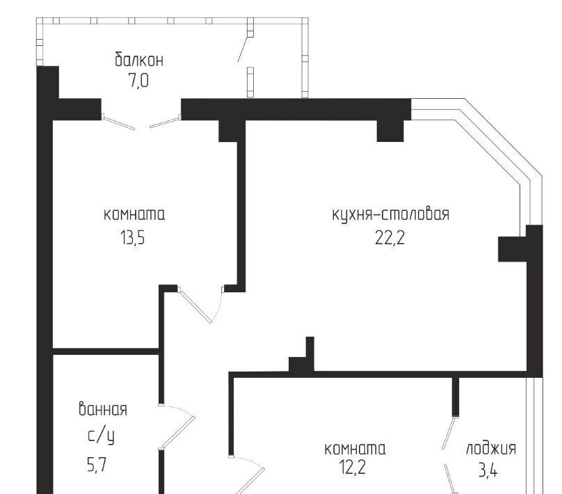 квартира г Челябинск р-н Центральный ул Свободы 77 фото 41