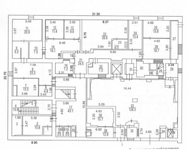 офис г Москва метро Марьина Роща ул Образцова 31с/3 фото 27