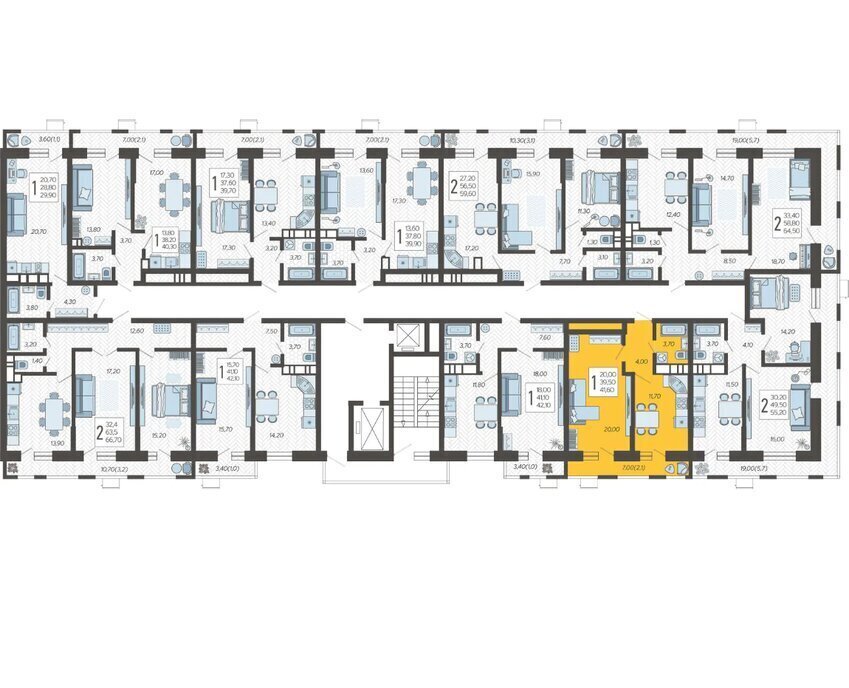 квартира г Краснодар микрорайон 9-й километр ул Ярославская 115/5 фото 2