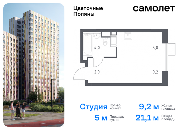 п Филимонковское ЖК «Цветочные Поляны Экопарк» Филатов луг, к 3, Киевское шоссе фото