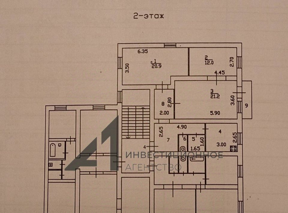 квартира г Тюмень р-н Калининский ул Мира 2а фото 30