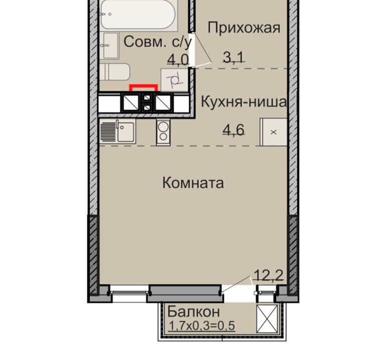 квартира г Ижевск Строитель ЖК «НЕО» 5-й микрорайон фото 1