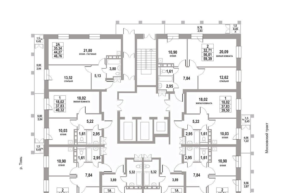 квартира г Томск р-н Кировский тракт Московский 109бк/3 ЖК «Стрижи» фото 3