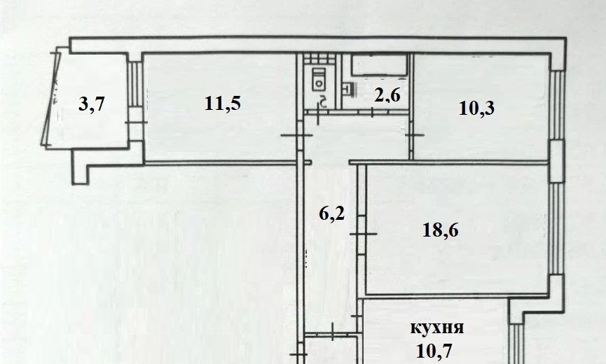 квартира г Новороссийск р-н Южный ул Героев Десантников фото 4