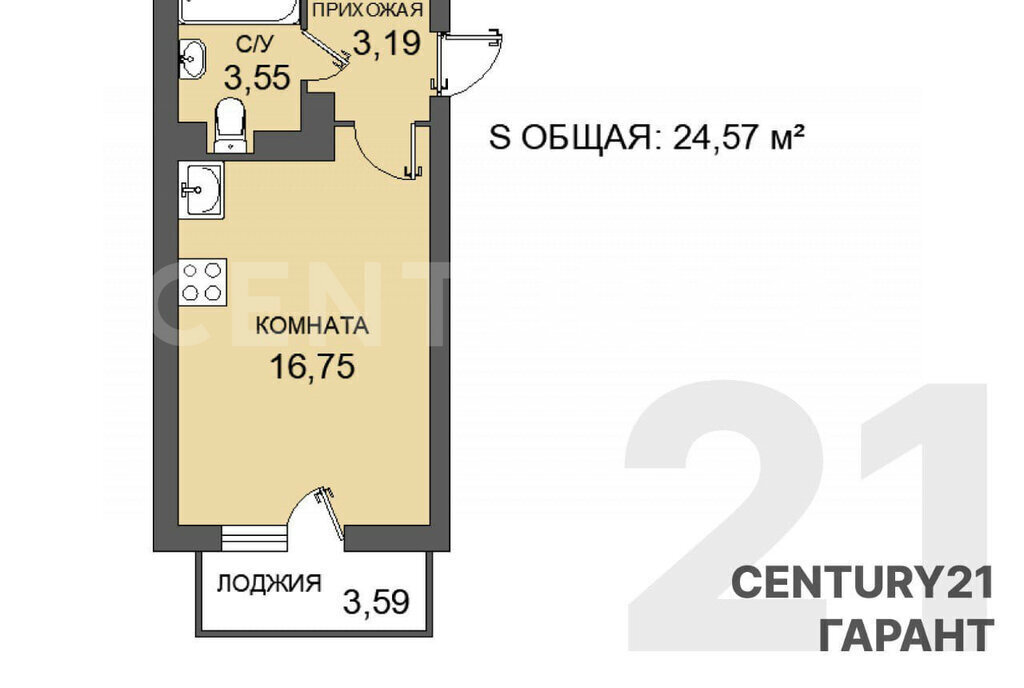 квартира г Санкт-Петербург ул Будапештская 108/24 Дунайская фото 21