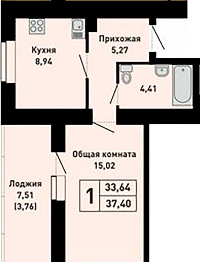 квартира г Барнаул р-н Ленинский ул Гущина 171а фото 8