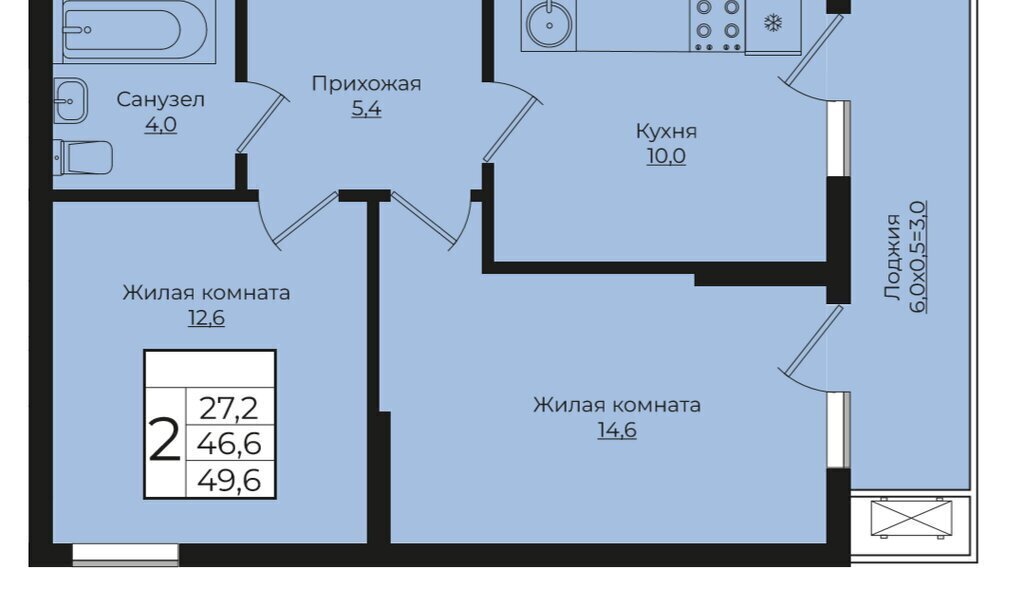 квартира г Краснодар ЖК «Европа-Сити» 4 жилой комплекс Европа Клубный Квартал 6 фото 1